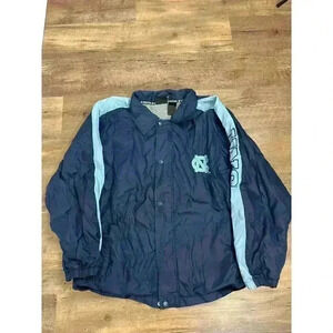 Vtg 90s Starter Full Zip Jacket North Carolina Tar Heels Chapel Hill Men's XL